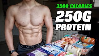 FullDay of Eating 3500 Calories  Best Pre Workout Meal for Muscle Gain [upl. by Youlton]