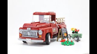 LEGO 10290 Pickup Truck Speed Build [upl. by Irvin]