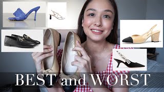 MY BEST and Worst Designer Shoe Purchases Chanel Dior Gucci New Bottega  Kelly MisaFernandez [upl. by Nymsaj]