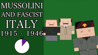 Ten Minute History  Mussolini and Fascist Italy Short Documentary [upl. by Endora614]