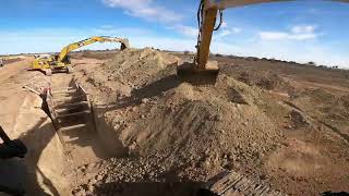 Excavating and Backfilling Pipeline Trench [upl. by Suciram]