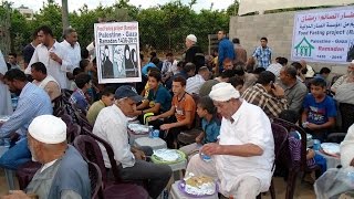 FASTENBRECHEN IN GAZA  IFTAR 2015  PALÄSTINA [upl. by Belak546]