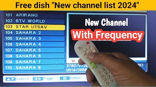 mpeg2 set top box free dish new channel  dd free dish channel list  May 2024 [upl. by Harpole]