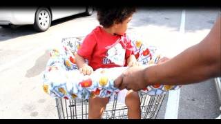 How To Make a Shopping Cart Cover for Babies and Toddlers [upl. by Margery]