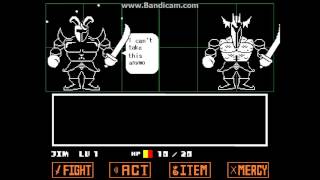 UNDERTALE Pacifist How to defeat the Royal Guards [upl. by Chiaki]