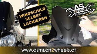 ➤ MOTORRAD WINDSCHILD PERFEKT SELBST LACKIEREN  TÖNEN [upl. by Kobi52]