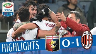 Genoa  Milan 01  Highlights  Giornata 28  Serie A TIM 201718 [upl. by Trill]