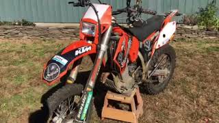 2005 ktm 450 smr review [upl. by Ashling]