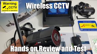 ANRAN 1080P Wireless CCTV NVR with 7 inch screen builtin System Unboxing Review and Test [upl. by Aneek]