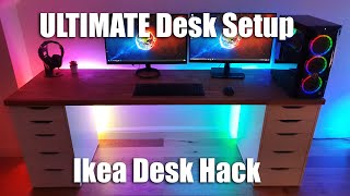 IKEA Gaming Desk Setup [upl. by Florida166]