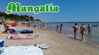 Plaja Mangalia August  Mangalia beach Romania  litoral vacanta MareaNeagra concediu [upl. by Ahsiek428]