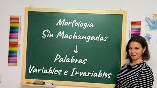 Palabras Variables e Invariables  Morfología Sin Machangadas PAU ESO Bachillerato [upl. by Holcman816]