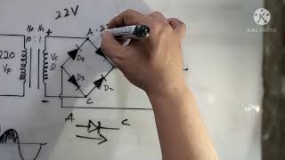 Full wave Bridge type rectifier power supplyTagalog Version [upl. by Enelrae]