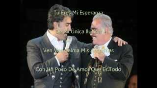 Perdon  Alejandro y Vicente Fernandez letra [upl. by Weisburgh]