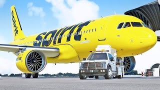 Spirit Airlines to New Orleans  MSFS [upl. by Neraa]