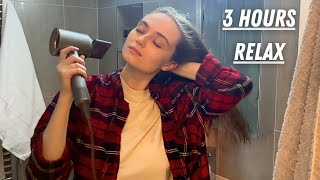 Relax with me  Hair Dryer Blow Drying Asmr [upl. by Hsirahc]