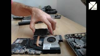 Démontage  Nettoyage HP Pavilion DV6 6b61sf [upl. by Yattirb444]