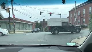 Driving through Downtown Methuen Massachusetts [upl. by Yrolg65]