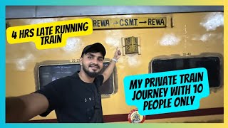 My Own Private Train Coach  Mumbai To Rewa  Special Train No 02188 [upl. by Marilou]