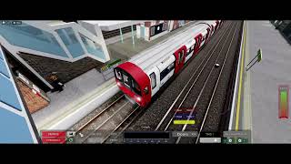 Stanmore to Stratford on the Jubilee Line  DJMN Lines  ROBLOX [upl. by Cranston]