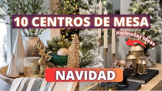 10 CENTROS DE MESA NAVIDAD DECORACION [upl. by Anirahtak]