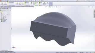 SolidWorks Deform Feature  Curve to Curve Deform [upl. by Leahey498]