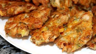 Потрясающе вкусные РУБЛЕНЫЕ КУРИНЫЕ котлеты с сыром и кукурузойОчень сочные и мягкие [upl. by Hgielar]