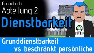 Dienstbarkeit leicht erklärt 📕 Grundbuchbelastungen Abteilung 2 [upl. by Venola]