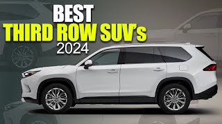 BEST 3 Row SUVs You Can Buy For 2024  Best 7 Seater SUVs For Reliability amp Value [upl. by Feodora]