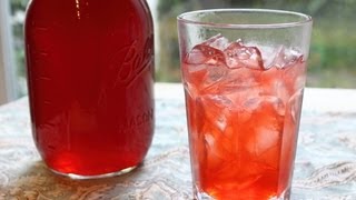 Strawberry Syrup  How to Make Fresh Strawberry Syrup and Strawberry Soda [upl. by Poucher]