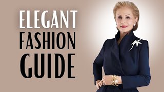 Carolina Herrera The ELEGANT Fashion Manual  Part 1 [upl. by Notyalc]