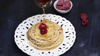 Cream Cheese Pancakes  Keto Pancakes Recipe with 4 Ingredients [upl. by Alimac946]