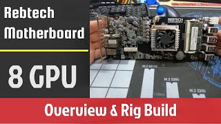 Rebtech Mining Motherboard Overview amp Rig Build [upl. by Anomor]