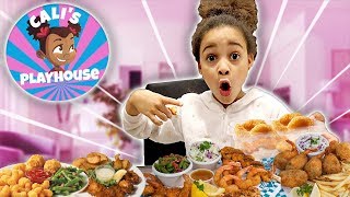 Cali Shrimp Mukbang  Calis Playhouse [upl. by Marius395]