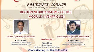 Residents Corner Rhoton Neuroanatomy Course Module I Session I [upl. by Sebastian]