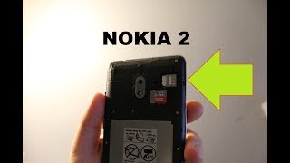 Nokia 2 How to insert and remove sim  memory card [upl. by Lyns]