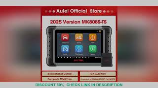 AutelMaxiCOM MK808STS Bluetooth Scanner Ferramentas de diagnóstico Car Tpms Scanner automotivo Tes [upl. by Namya]