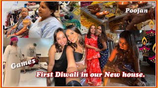 First Diwali in our New house 🪔 J vlog [upl. by Eimor]