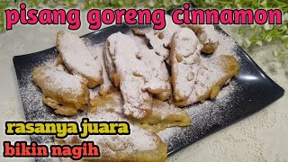 RESEP PISANG GORENG CINNAMON ALA DAPUR WATEKE [upl. by Asehr]