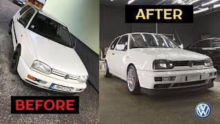 Building a VW Golf Mk3 In 5 Minutes  Project Car Transformation [upl. by Timofei]