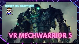 MechWarrior 5 in Ultimate VR Oculus Quest Pro Thrustmaster TFlight Hotas One amp VRWarrior Mod [upl. by Feldt195]