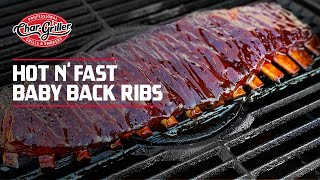 Grilled Baby Back Ribs on the AKORN  CharGriller® [upl. by Arotahs443]