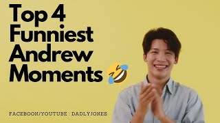 Top 4 Funniest Andrew Moments 🤣 dadjokes yeahmad [upl. by Emad]