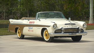 This 1956 DeSoto Fireflite Pace Car was chosen by Indianapolis 500 President Tony Hulman [upl. by Yelserp869]