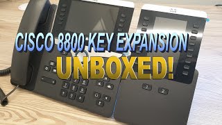 Cisco IP Phone 8800 Key Expansion Module Installation 4K [upl. by Koziara349]