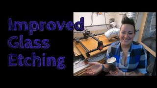 Improved Glass Etching Method Dry Moly Lube [upl. by Barbara]