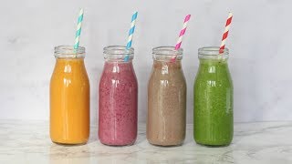 Four Healthy Smoothies for Kids  Ad [upl. by Arakal]