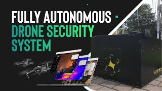 Drone Security System Fully Autonomous Solution Integrated with DiaB Hardware [upl. by Eirret491]