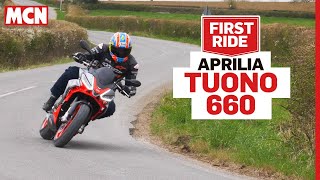 Is the Aprilia Tuono 660 the real deal  MCN First ride [upl. by Schweiker]