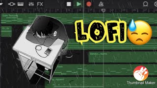 Sad LOFI beat in Garageband IOS tutorial [upl. by Ardnaik836]